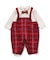 【リンク】チェックサロペットカバーオール