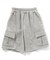 ワイドカットカーゴパンツ  6分丈