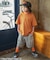 ワイドカットカーゴパンツ  6分丈
