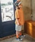 ワイドカットカーゴパンツ  6分丈