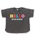 I'm Jelly ピグメント加工ロゴTシャツ