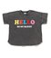 I'm Jelly ピグメント加工ロゴTシャツ