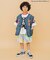 I'm Jelly 総柄加工ハーフパンツ