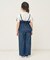 裾スリットワイドパンツ  10分丈