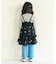 WEB限定 総柄刺繍キャミワンピース