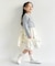 WEB限定 総柄刺繍キャミワンピース
