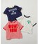 【リンク】リンガー配色3柄ロゴTシャツ