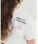 刺繍フリルTシャツ