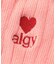ハートalgyロゴルーズソックス