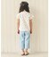 WEB限定 ハート・フラワーアップリケフリルTシャツ