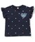 WEB限定 ハート・フラワーアップリケフリルTシャツ