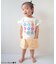 WEB限定 ハート・フラワーアップリケフリルTシャツ