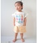 WEB限定 ハート・フラワーアップリケフリルTシャツ