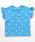 WEB限定 ハート・フラワーアップリケフリルTシャツ