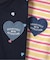 WEB限定 ハート・フラワーアップリケフリルTシャツ