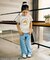 【再入荷/リンク】4柄転写モチーフ半袖Tシャツ