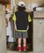 カラーデニムハーフパンツ  5分丈