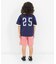 カラーデニムハーフパンツ  5分丈
