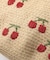 さくらんぼ刺繍ペーパーポシェット