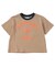 WEB限定  リンガー配色アニマルカレッジTシャツ