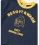 WEB限定  リンガー配色アニマルカレッジTシャツ