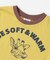 WEB限定  リンガー配色アニマルカレッジTシャツ