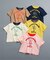 WEB限定  リンガー配色アニマルカレッジTシャツ