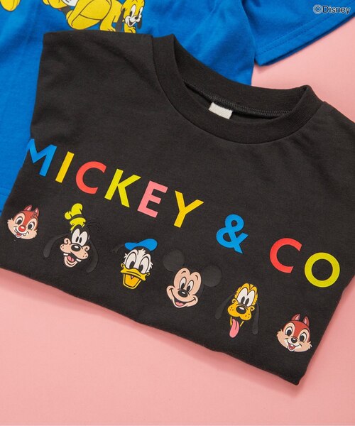 リンク】【ディズニー】ミッキー＆フレンズ/バラエティTシャツ｜エフ