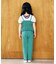 WEB限定 マルチボーダーレギンス  10分丈