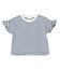 WEB限定  袖フリルボーダーTシャツ