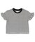 WEB限定  袖フリルボーダーTシャツ