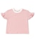 WEB限定  袖フリルボーダーTシャツ
