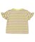 WEB限定  袖フリルボーダーTシャツ