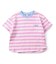 ALCロゴボーダーTシャツ