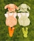 little bunny うさ耳サロペット＆インナーセット