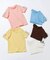 ぽこぽこジャガード袖リボンTシャツ