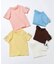 ぽこぽこジャガード袖リボンTシャツ