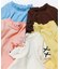 ぽこぽこジャガード袖リボンTシャツ