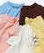 ぽこぽこジャガード袖リボンTシャツ