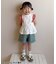 WEB限定  袖フリルワッフルTシャツ
