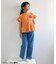 フラワーワッペンペプラムモチーフTシャツ