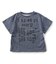 WEB限定  KUDOZ.B ステンシルプリント風Tシャツ
