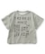 WEB限定  KUDOZ.B ステンシルプリント風Tシャツ