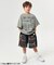 WEB限定  KUDOZ.B ステンシルプリント風Tシャツ