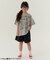 WEB限定  KUDOZ.B ステンシルプリント風Tシャツ