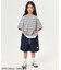 WEB限定  KUDOZ.B レイヤード先染めボーダーTシャツ