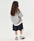 WEB限定  KUDOZ.B レイヤード先染めボーダーTシャツ