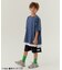WEB限定  KUDOZ.B レイヤード先染めボーダーTシャツ