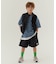 WEB限定  KUDOZ.B レイヤード先染めボーダーTシャツ