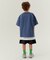 WEB限定  KUDOZ.B レイヤード先染めボーダーTシャツ